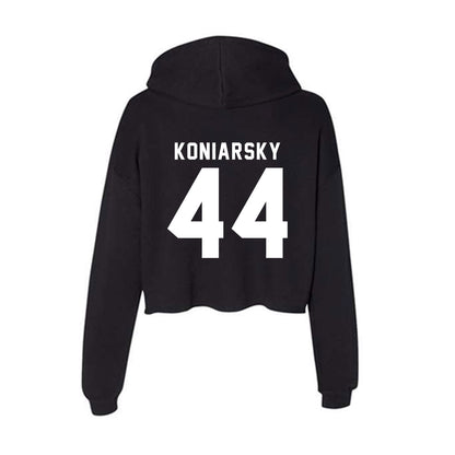 Georgia - NCAA Baseball : Cole Koniarsky - Women's Crop Fleece Hoodie-1