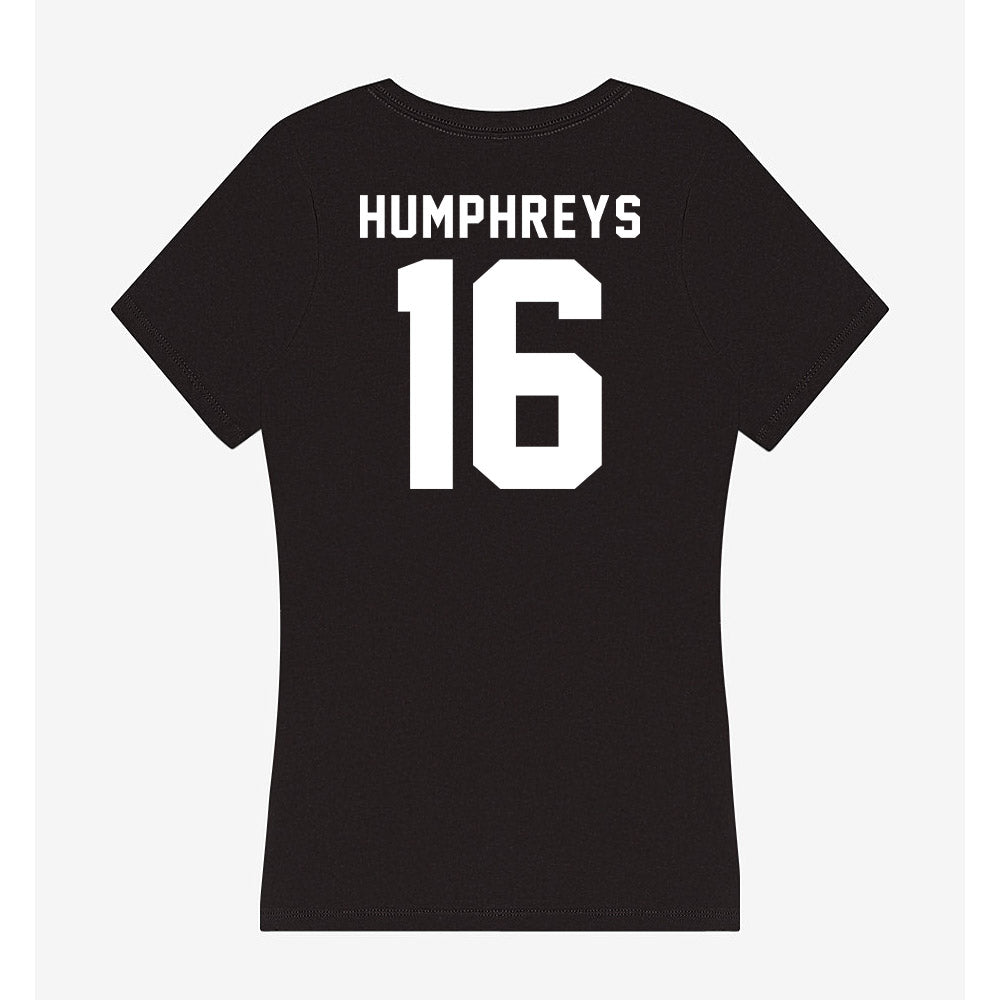 Georgia - NCAA Football : London Humphreys - Women's V-Neck T-Shirt-1