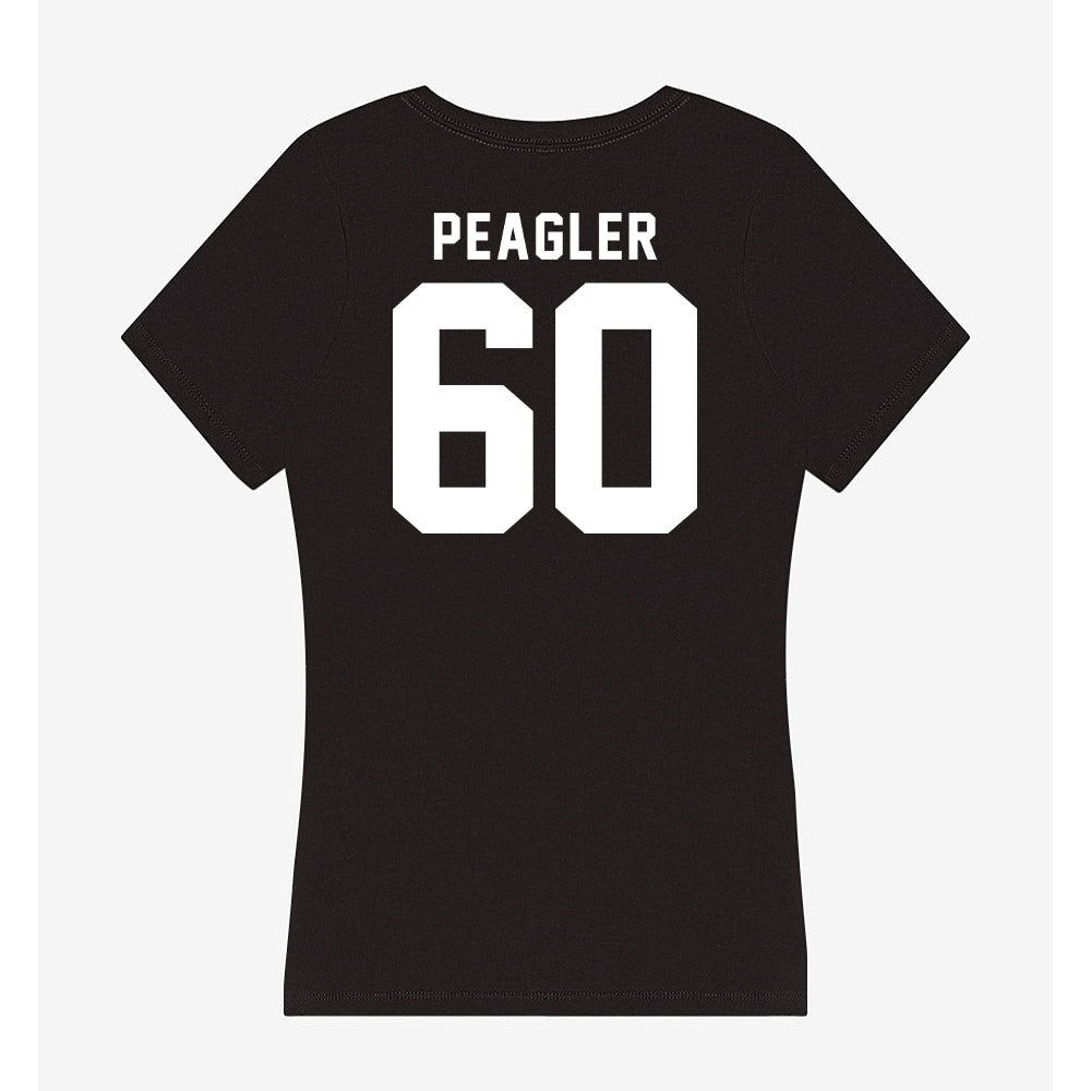 Georgia - NCAA Football : Henry Peagler - Women's V-Neck T-Shirt-1