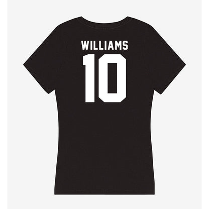 Georgia - NCAA Football : Elyiss Williams - Women's V-Neck T-Shirt-1