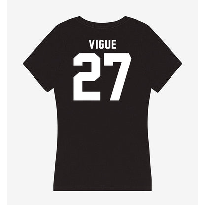 Georgia - NCAA Baseball : Dylan Vigue - Women's V-Neck T-Shirt-1