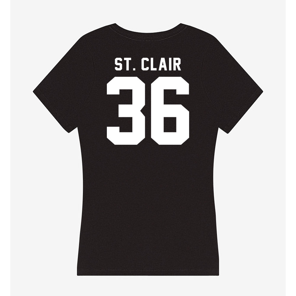 Georgia - NCAA Football : Jackson St. Clair - Women's V-Neck T-Shirt-1