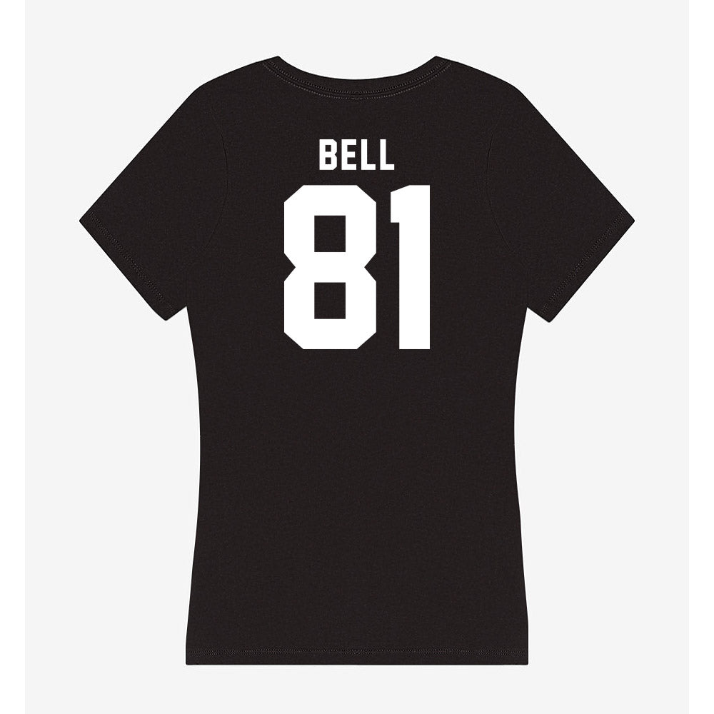 Georgia - NCAA Football : Jeremy Bell - Women's V-Neck T-Shirt-1