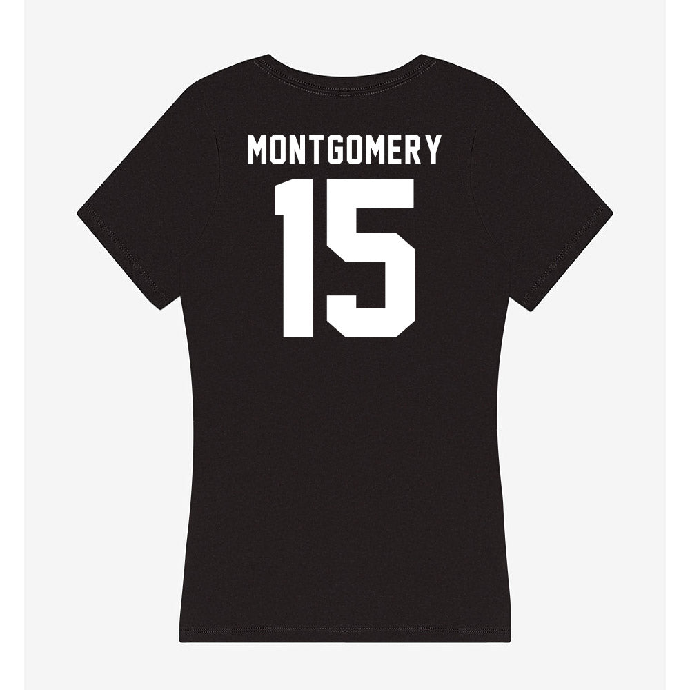 Georgia - NCAA Football : Ryan Montgomery - Women's V-Neck T-Shirt-1