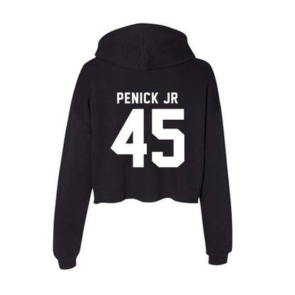 Georgia - NCAA Football : Terrence Penick Jr - Women's Crop Fleece Hoodie-1