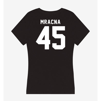 Georgia - NCAA Baseball : Christian Mracna - Women's V-Neck T-Shirt-1