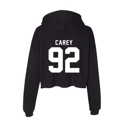 Georgia - NCAA Football : Preston Carey - Classic Shersey Women's Crop Fleece Hooded Sweatshirt-1