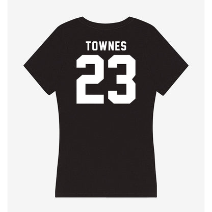Georgia - NCAA Women's Soccer : Mya Townes - Women's V-Neck T-Shirt-1