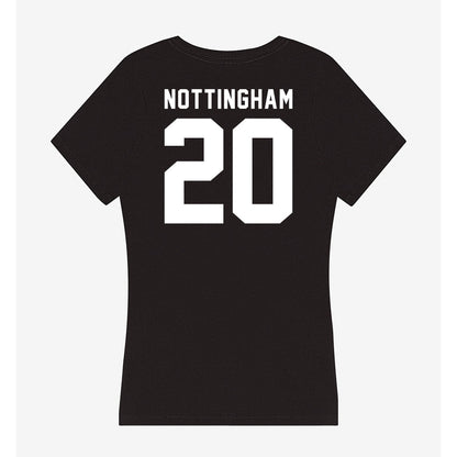 Georgia - NCAA Baseball : Joe Nottingham - Women's V-Neck T-Shirt-1