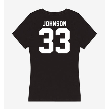 Georgia - NCAA Softball : Maddie Johnson - Women's V-Neck T-Shirt-1
