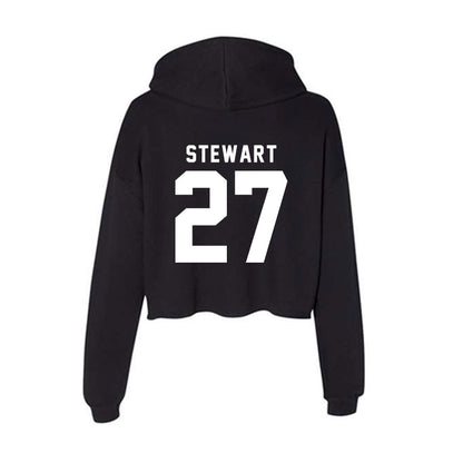 Georgia - NCAA Football : Blake Stewart - Women's Crop Fleece Hoodie-1