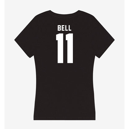 Georgia - NCAA Football : Jeremy Bell - Women's V-Neck T-Shirt-1