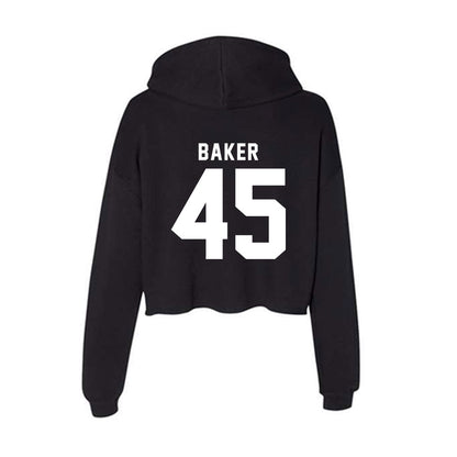 Georgia - NCAA Football : Chaz-Anthony Baker - Women's Crop Fleece Hoodie-1