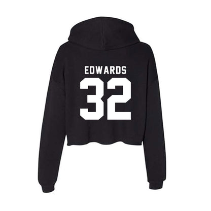 Georgia - NCAA Baseball : Grant Edwards - Women's Crop Fleece Hoodie-1