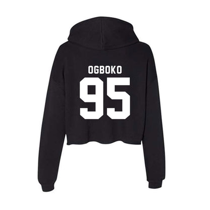 Georgia - NCAA Football : Nnamdi Ogboko - Women's Crop Fleece Hoodie-1
