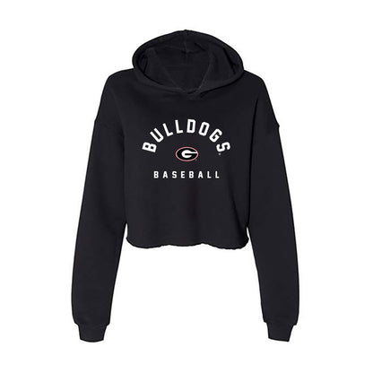 Georgia - NCAA Baseball : Grant Edwards - Women's Crop Fleece Hoodie-0