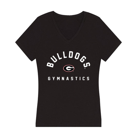 Georgia - NCAA Women's Gymnastics : Brooke Pierson - Women's V-Neck T-Shirt-0
