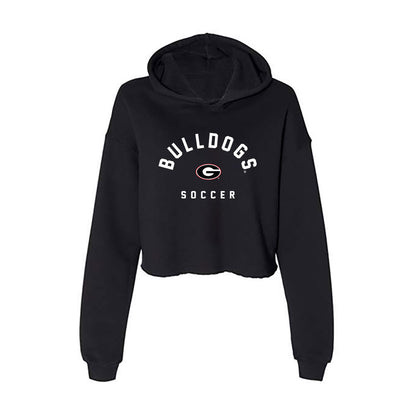Georgia - NCAA Women's Soccer : Devon Winters - Women's Crop Fleece Hoodie-0