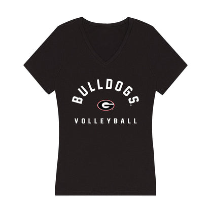 Georgia - NCAA Women's Volleyball : Keira Steininger - Women's V-Neck T-Shirt-0