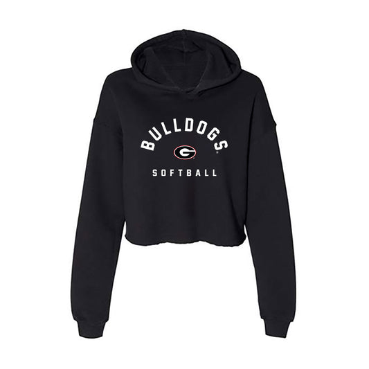 Georgia - NCAA Softball : Luna Taboas - Classic Shersey Women's Crop Fleece Hooded Sweatshirt-0
