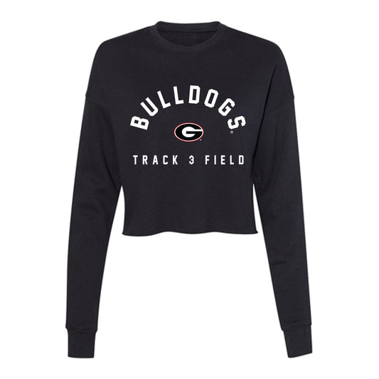 Georgia - NCAA Women's Track & Field : Maddi Cooper - Women's Cropped Crew Fleece-0