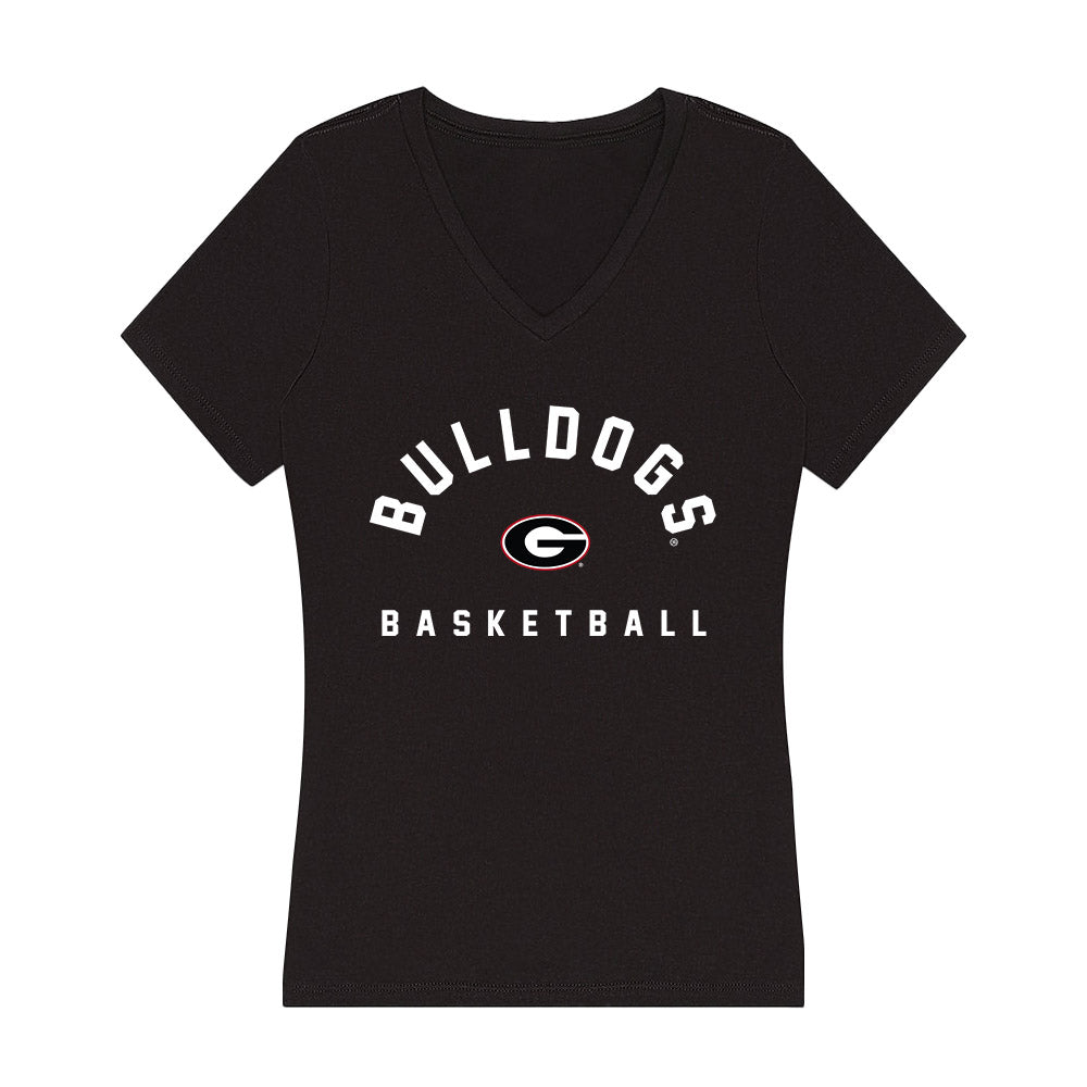 Georgia - NCAA Women's Basketball : Miyah Verse - Women's V-Neck T-Shirt-0