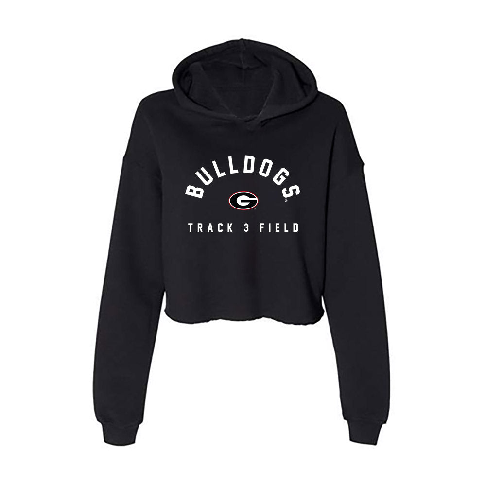 Georgia - NCAA Women's Track & Field : Ella Rush - Women's Crop Fleece Hoodie-0