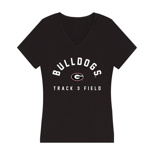Georgia - NCAA Women's Track & Field : Piper Brown - Women's V-Neck T-Shirt-0
