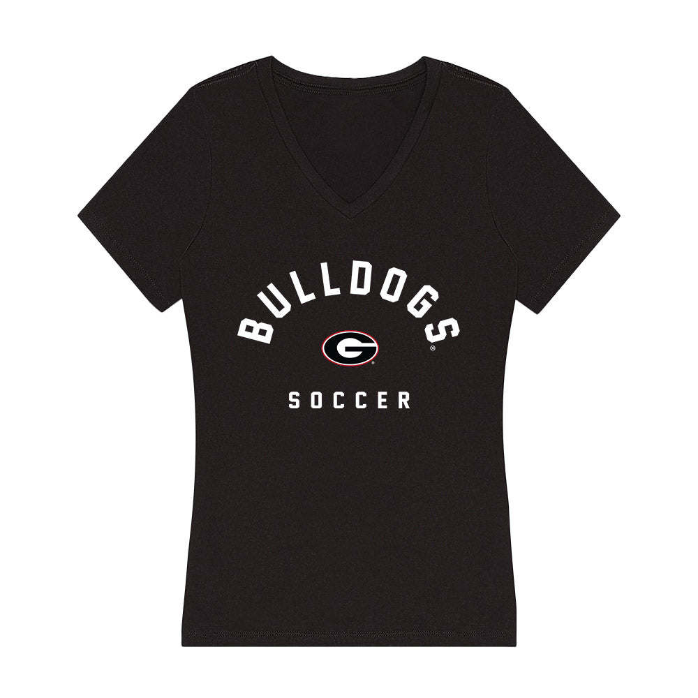 Georgia - NCAA Women's Soccer : Kieryn Jeter - Women's V-Neck T-Shirt-0