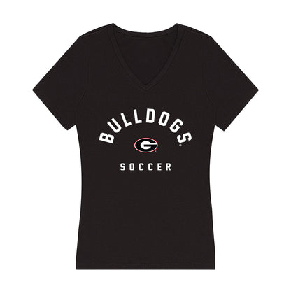 Georgia - NCAA Women's Soccer : Kieryn Jeter - Women's V-Neck T-Shirt-0