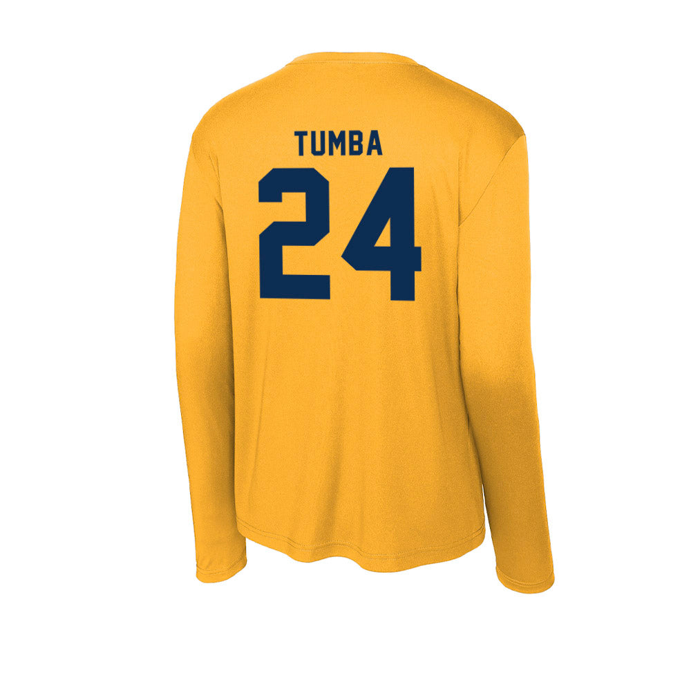 West Virginia - NCAA Women's Basketball : Divine Tumba - Activewear Long Sleeve T-Shirt-1