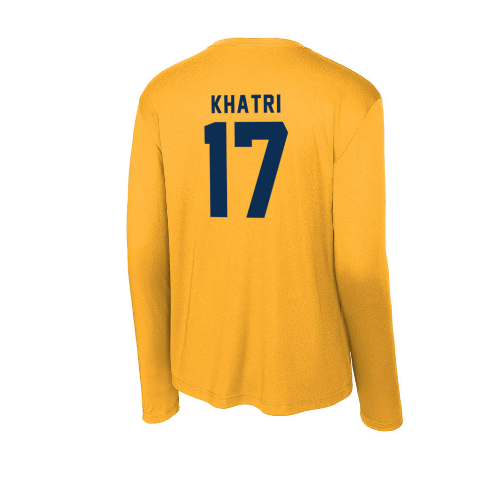 West Virginia - NCAA Football : Miles Khatri - Activewear Long Sleeve T-Shirt-1