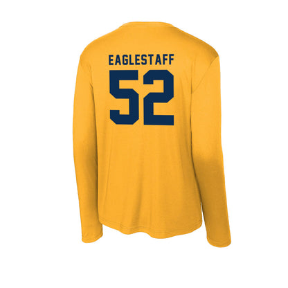 West Virginia - NCAA Men's Basketball : Treysen Eaglestaff - Activewear Long Sleeve T-Shirt-1