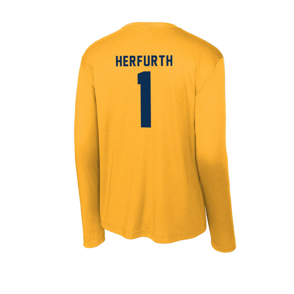 West Virginia - NCAA Women's Soccer : Bailey Herfurth - Activewear Long Sleeve T-Shirt-1
