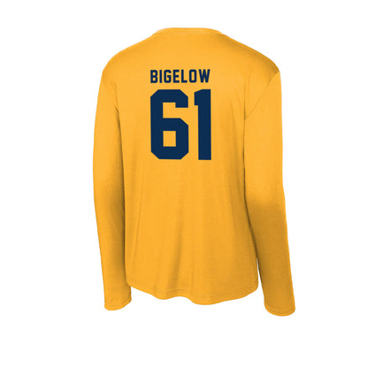 West Virginia - NCAA Football : Trevor Bigelow - Activewear Long Sleeve T-Shirt-1
