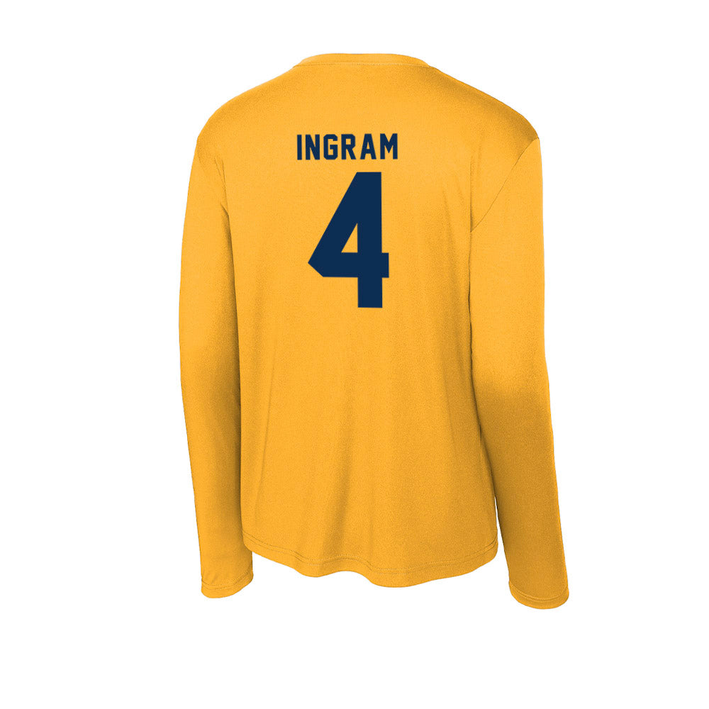 West Virginia - NCAA Baseball : Jackson Ingram - Activewear Long Sleeve T-Shirt-1