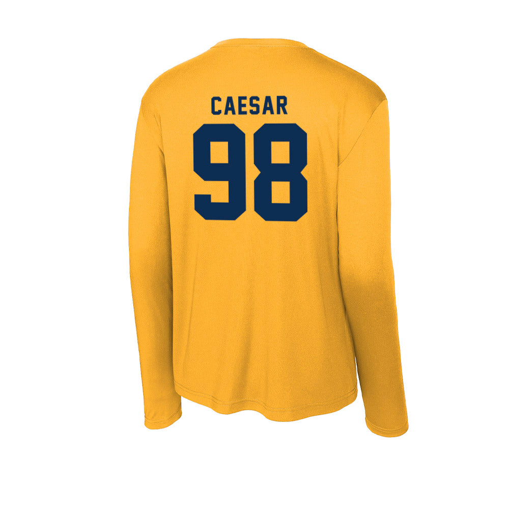 West Virginia - NCAA Football : Brandon Caesar - Activewear Long Sleeve T-Shirt-1