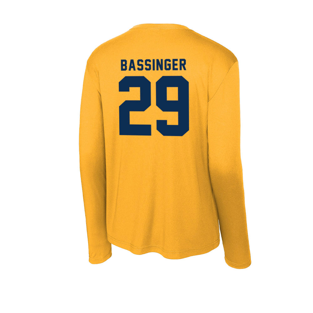 West Virginia - NCAA Baseball : Reese Bassinger - Activewear Long Sleeve T-Shirt-1