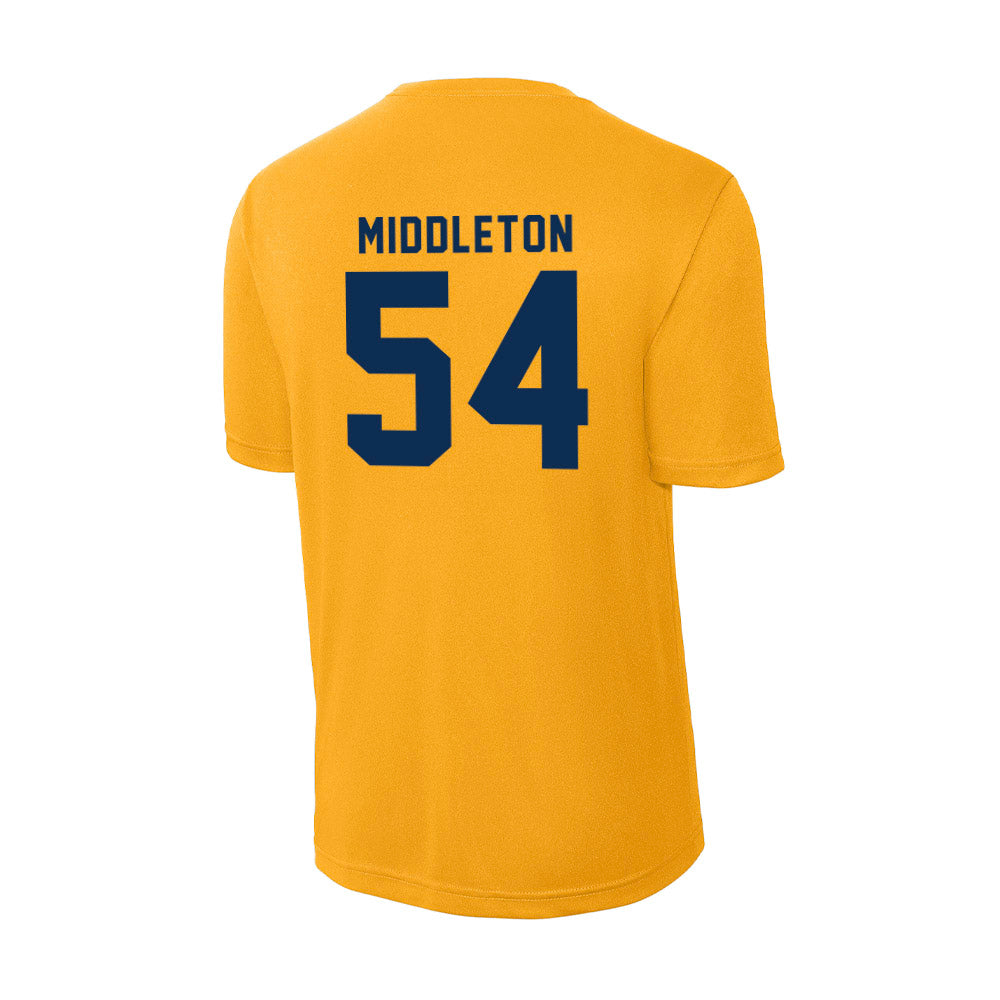West Virginia - NCAA Baseball : Andrew Middleton - Activewear T-Shirt-1