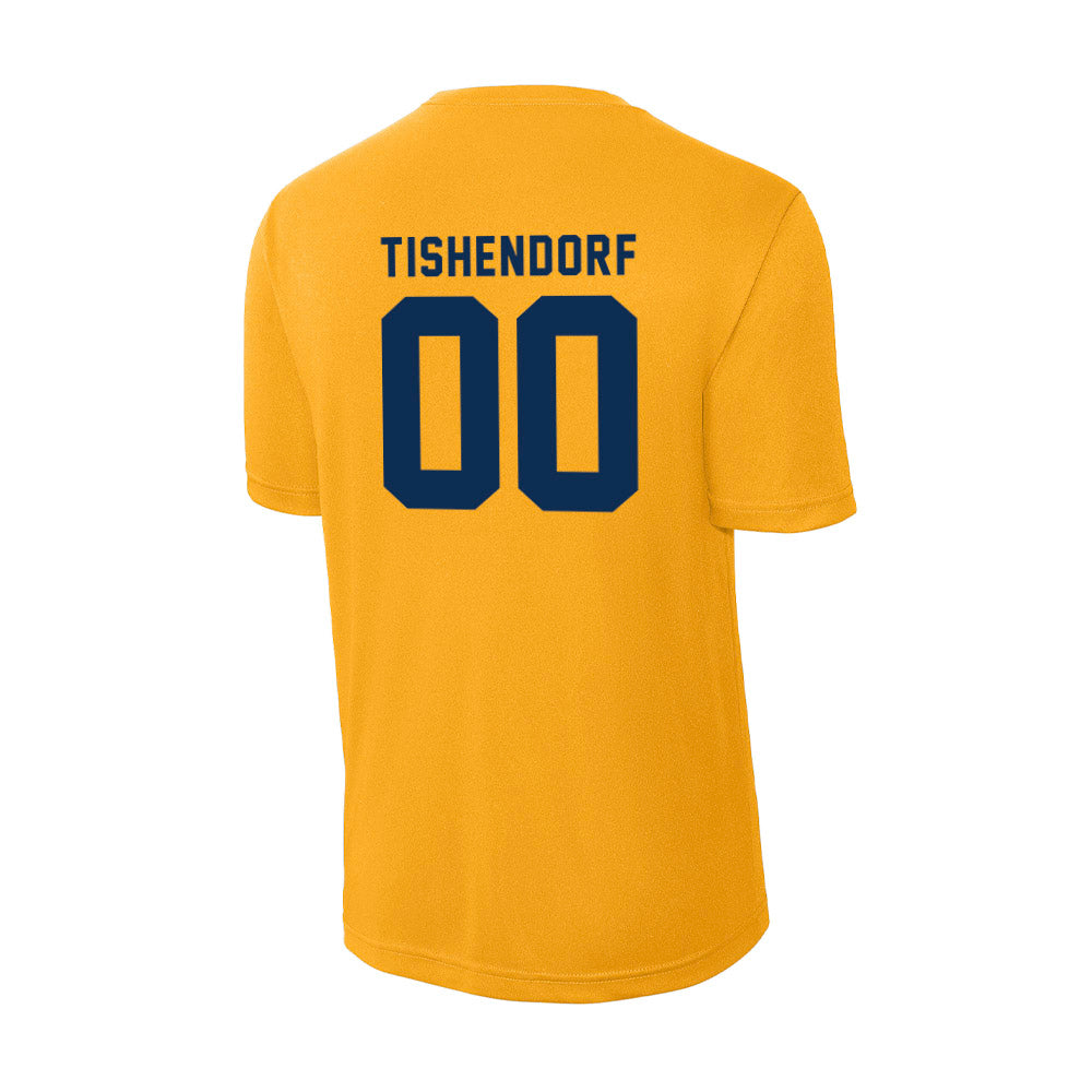 West Virginia - NCAA Football : Noah Tishendorf - Activewear T-Shirt-1