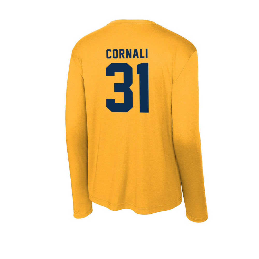 West Virginia - NCAA Football : Shane Cornali - Activewear Long Sleeve T-Shirt-1