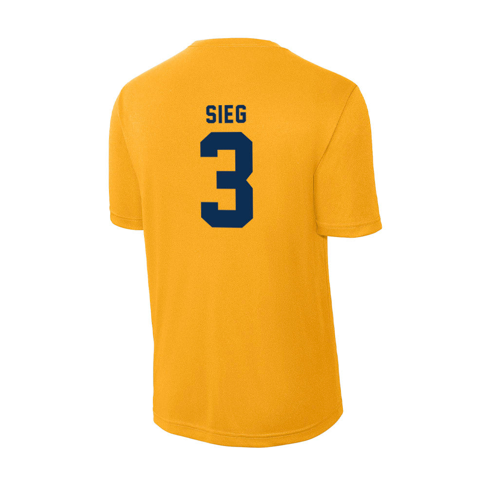 West Virginia - NCAA Football : Matt Sieg - Activewear T-Shirt-1