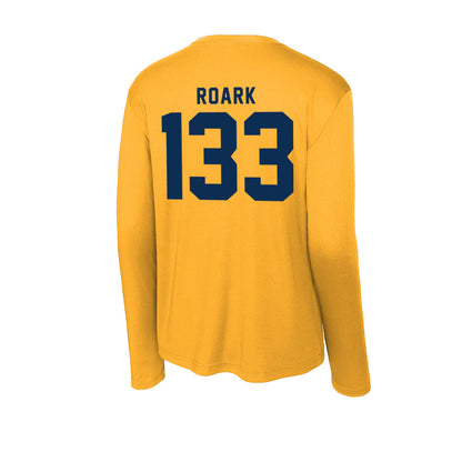 West Virginia - NCAA Wrestling : Casen Roark - Activewear Long Sleeve T-Shirt-1