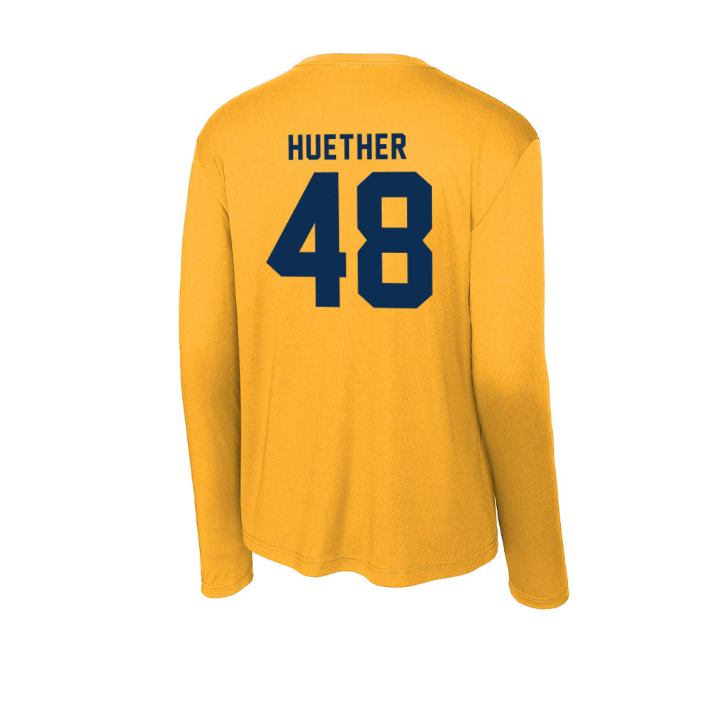 West Virginia - NCAA Baseball : JT Huether - Activewear Long Sleeve T-Shirt-1