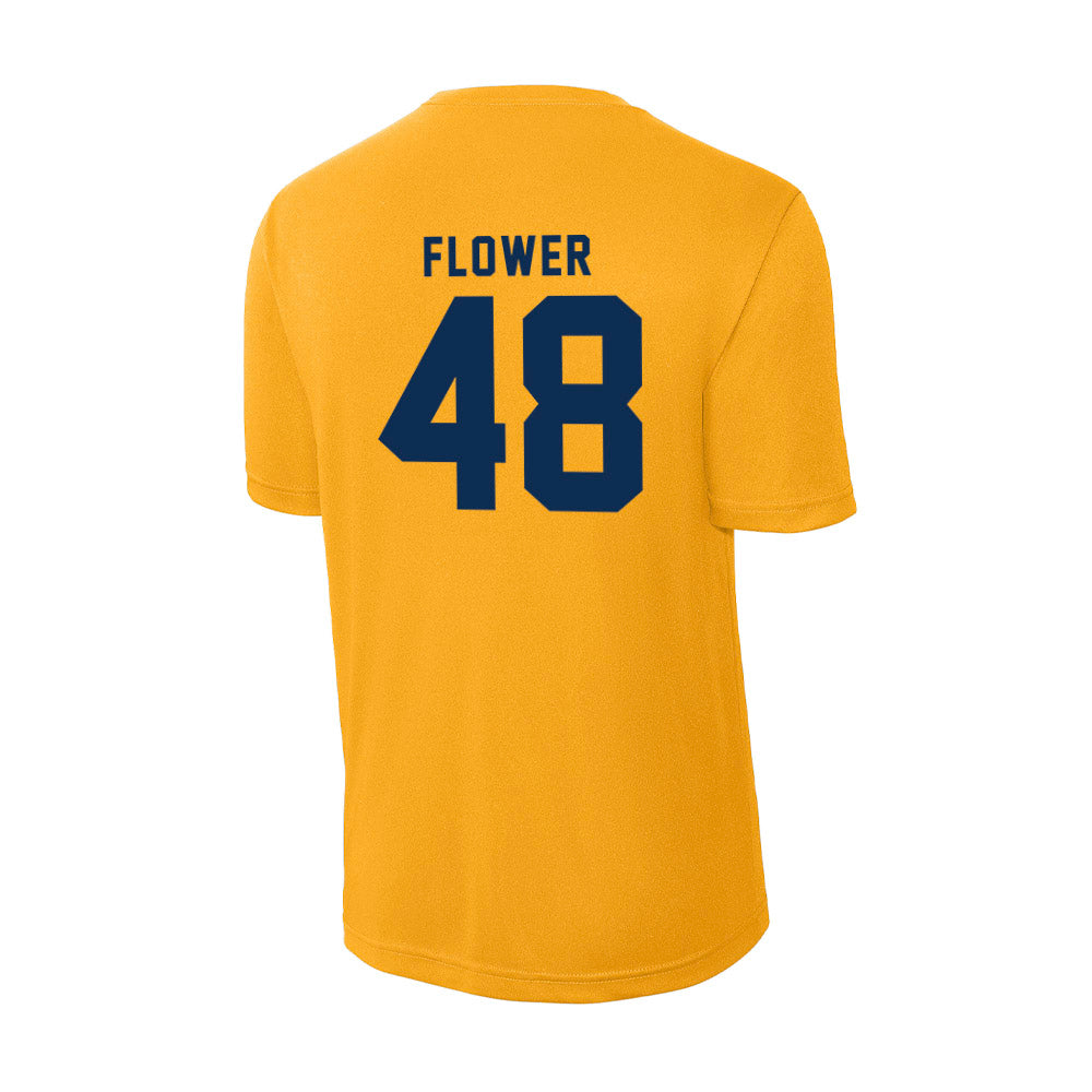 West Virginia - NCAA Football : Nate Flower - Activewear T-Shirt-1