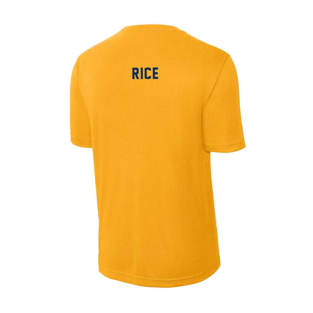 West Virginia - NCAA Women's Gymnastics : Sophia Rice - Activewear T-Shirt-1