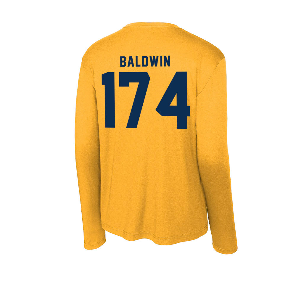 West Virginia - NCAA Wrestling : Michael Baldwin - Activewear Long Sleeve T-Shirt-1