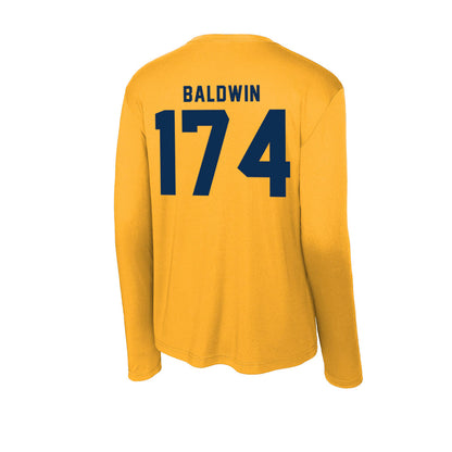 West Virginia - NCAA Wrestling : Michael Baldwin - Activewear Long Sleeve T-Shirt-1