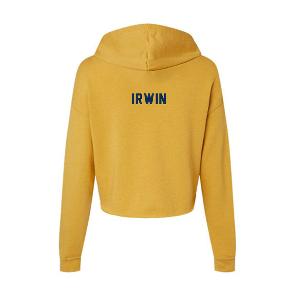 West Virginia - NCAA Women's Gymnastics : Brooke Irwin - Women's Crop Fleece Hoodie-1
