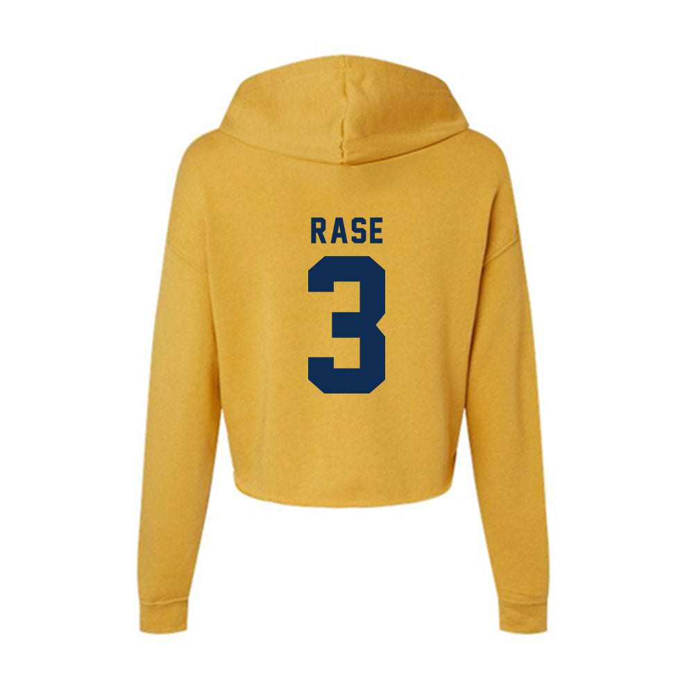 West Virginia - NCAA Women's Soccer : Jacey Rase - Women's Crop Fleece Hoodie-1